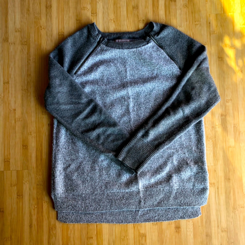 Banana Republic Baseball Style Sweater w/ Zippers